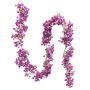 Kunst Girlande Gypsophilia LITAGO, violett, 180cm