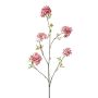 Deko Zweig Zierkirsche SLIRKO mit Blüten, dunkelrosa, 115cm