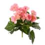 Kunst Begonie BIRMA auf Steckstab, rosa, 20cm, Ø3-5cm