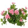 Dekoblume Geranie MIA auf Steckstab, hellrosa, 40cm, Ø5-8cm