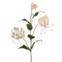 Samtiger Gloriosa Zweig DINFAS, zartrosa-gold, 80cm