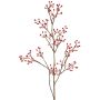 Künstlicher Zweig Heckenrose HIKERNE mit Hagebutten, rot, 100cm