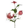Samtiger Gloriosa Zweig DINFAS, mauve-gold, 80cm