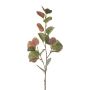 Dekozweig Eukalyptus KALHEN, grün-lila, 75cm