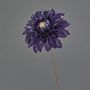 Dahlie künstlich LEOLANI, glamour-dunkellila-elektrum, 60cm, Ø15cm