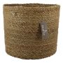 Seegras Korb AMPARO, beige, 26cm, Ø28cm