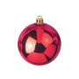 Weihnachtskugel CANELA, glänzend rot, Ø20cm