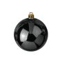 Weihnachtskugel CANELA, glänzend schwarz, Ø20cm