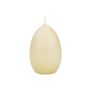 Osterei Kerze LEONITA, creme, 9cm, 6cm, 16h - Made in Germany