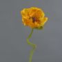 Dekoblume Mohnblume ANKANG, orange-gelb, 70cm, Ø9,5cm