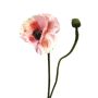 Deko Blume Mohnblume YILAN, rosa-pink, 60cm, Ø12cm