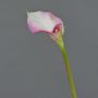 Kunst Calla MARIOLA, rosa-weiß, 80cm, 8x15cm