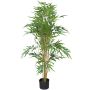 Plastik Baum Bambus WANNING, Echtstämme, 120cm