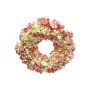 Blumenkranz Plastik Hortensie MUSHANA, rosa-creme, Ø40cm