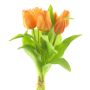 Textil Tulpenstrauß LONA, pfirsich, 30cm