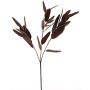 Plastik Zweig Eukalyptus YUZIMO mit Samen, burgunderrot, 80cm