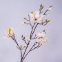 Künstliche Blume groß Magnolie LILO, weiß-rosa, 110cm, Ø5-9cm