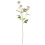 Textilblumenzweig Chrysantheme REINHARDA, rosa-weiß, 65cm