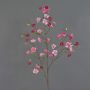 Deko Apfelblütenzweig SADAKA mit Blüten, pink-rosa, 95cm, Ø1,5-4cm