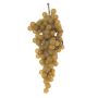 Plastik Obst Weintrauben ALBANO, gelb-grün, 17cm, Ø7cm