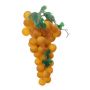 Plastik Obst Weintrauben AMANY, orange-gelb, 30cm, Ø15cm