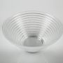 Obst Schale SELMA aus Glas, mit Rillen, klar, 8cm, Ø19cm