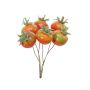 Unechtes Gemüse Cherry Tomate THIENO, 6 Stück, rot-grün, 2,7cm, Ø3,2cm