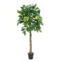 Künstlicher Zitronenbaum ZOYA, Naturstämme, mit Früchten, 150cm