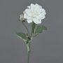 Künstlicher Blumenzweig Dahlie GINGER, Eco Collection, weiß-lila, 60cm, Ø10cm