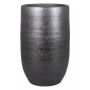Keramikvase AGAPE mit Maserung, schwarz, 40cm, Ø26cm