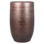 Keramikvase AGAPE mit Maserung, kupfer, 50cm, Ø32cm