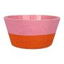Blumenkorb NERIONKO DUO, rosa-orange, 10cm, Ø19cm