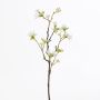 Deko Sieben Söhne des Himmels Zweig MAREN, weiß, 50cm, Ø1,5-3cm
