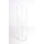 Glas Bodenvase Zylinder SANSA EARTH, klar, 60cm, Ø19cm