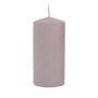 Stumpenkerze LYCANTHIA, Frosted Pastel, mauve, 15cm, Ø7cm, 63h