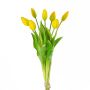 Kunst Tulpenstrauß LONA, gelb-grün, 45cm, Ø20cm