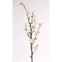 Deko Apfelblütenzweig SADAKA, blühend, weiß-rosa, 85cm, Ø4cm