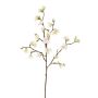 Deko Apfelblütenzweig SADAKA, blühend, creme, 70cm, Ø3-4cm