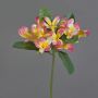 Kunst Frangipani ALDAH, rosa-gelb-weiß, 75cm, Ø20cm