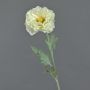 Kunst Mohnblume BAHIRA, creme, 75cm, Ø12cm