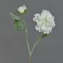 Künstliche Pfingstrose MALINE, Schnee, weiß, 60cm, Ø13cm