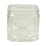 Maxi Teelichthalter SEAN aus Glas, klar, 7,5x7,5x7,5cm
