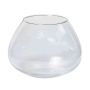 Kerzenglas JOY, transparent, 16,5cm, Ø22cm