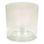 Maxi Teelicht Glas BRIAN, klar, 10cm, Ø10cm