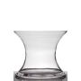 Deko Vase LIZET aus Glas, klar, 24cm, Ø29cm