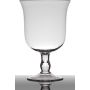 Pokalvase Glas NOELLE auf Fuß, klar, 29cm, Ø19,5cm