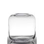Glas Vase EIKE, transparent, 21cm, Ø21cm