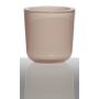 Teelichthalter NICK aus Glas, hellrosa, 7,5cm, Ø7,5cm