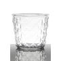 Votivglas IRYNA mit Rautenmuster, klar, 12cm, Ø13cm
