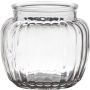 Votivglas NOLAN, längsstreifen, klar, 10,5cm, Ø11,5cm